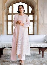 Cross Stitch Embroidered Lawn 3 Piece Unstitched Suit CS25EL D-PEACH BLUSH